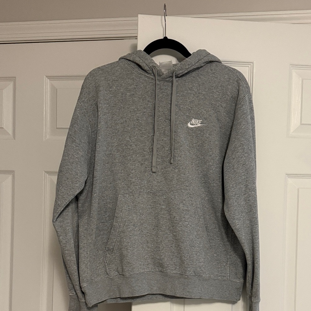 Nike Men's Heather Gray Hoodie